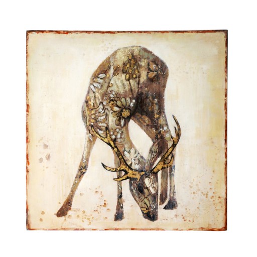 30 Inch Deer Canvas