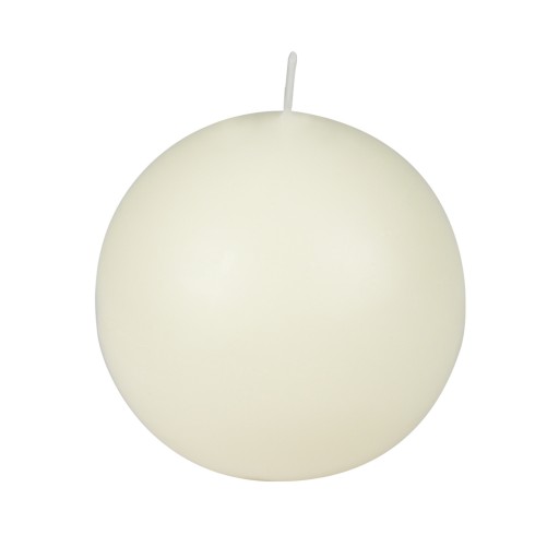 4 Inch White Citronella Ball Candles (12pcs/Case) Bulk