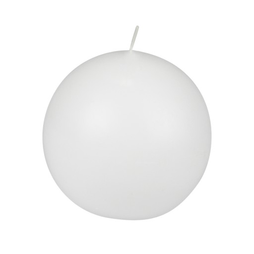 4 Inch Pale Ivory Citronella Ball Candles (12pcs/Case) Bulk