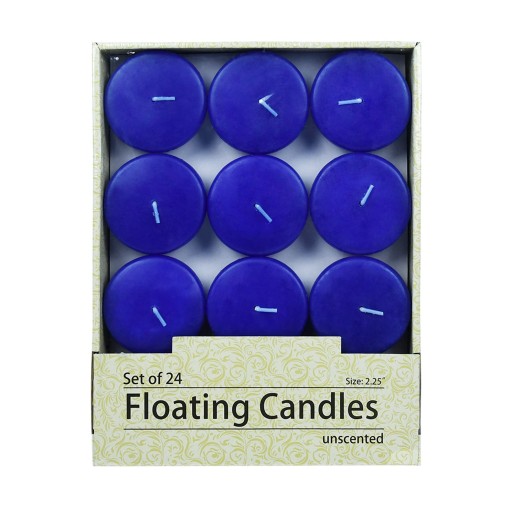 2 1/4 Inch Royal Blue Floating Candles (288pcs/Case) Bulk