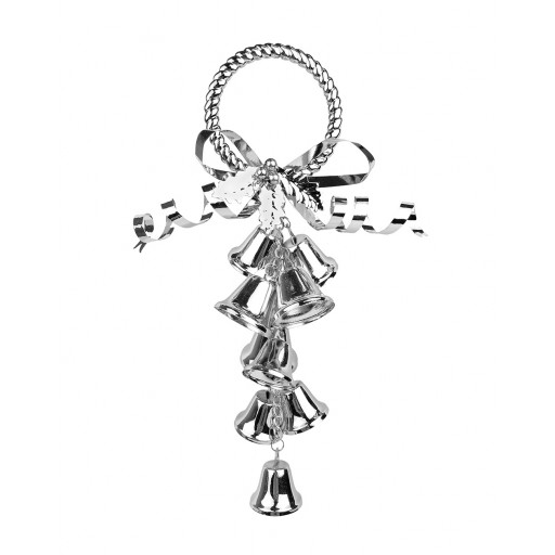 10.5 Inch Bells Door Hanger-Silver