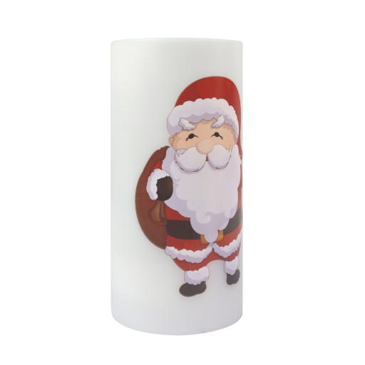 Christmas Santa Theme Flameless Candle and Projector