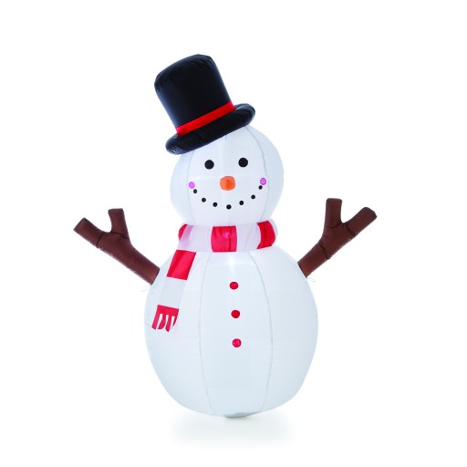4' Inflatable Tree Hand Snowman