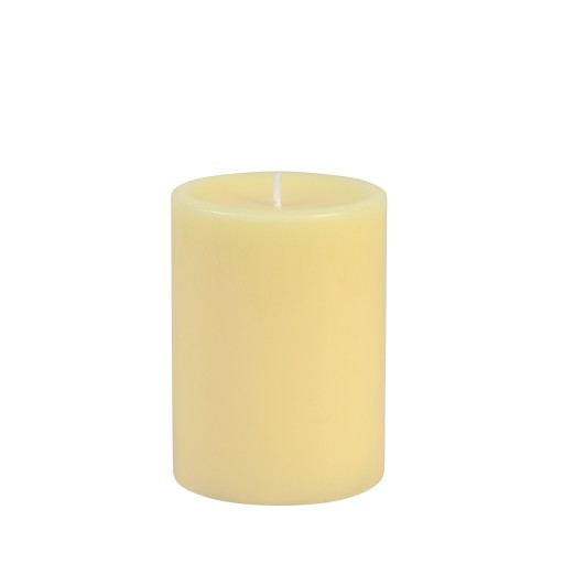 3 x 4 Inch  Ivory Pillar Candle