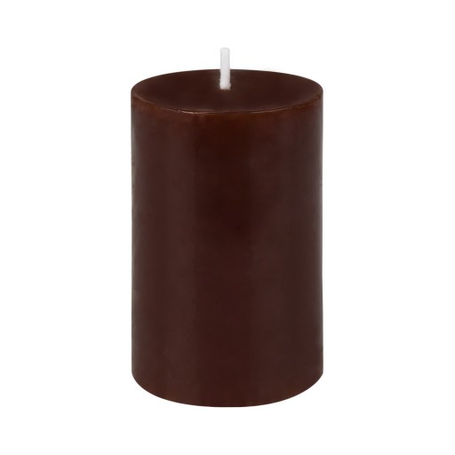 2 x 3 Inch Brown Pillar Candle