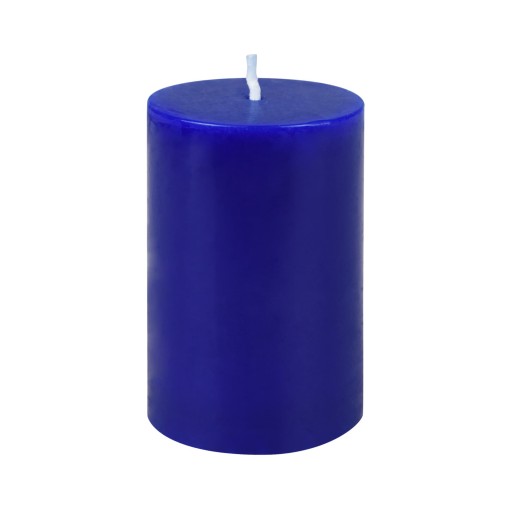 2 x 3 Inch Blue Pillar Candle
