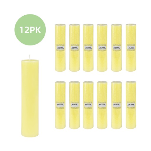 2 x 9 Inch Ivory Pillar Candle (12pcs/Case) Bulk