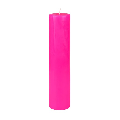 2 x 9 Inch Hot Pink Pillar Candle(8 pces)