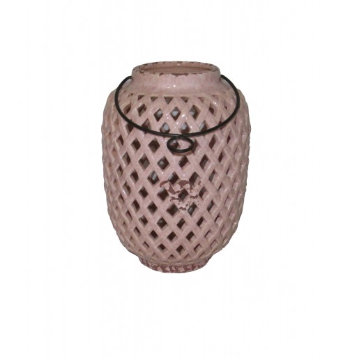 6 Inch H ceramic candle holders