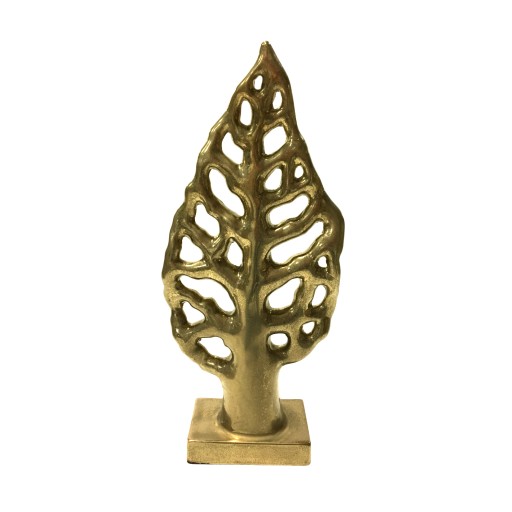 CERAMIC LEAVE DECOR GOLD COLOR