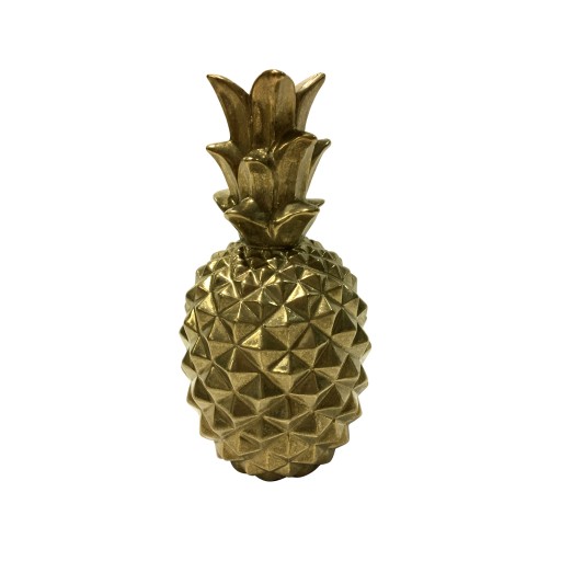 CERAMIC PINEAPPLE GOLD