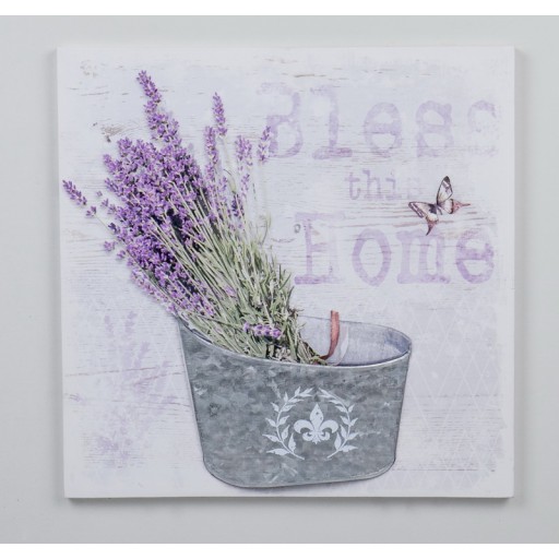 15.75 Inch H purple 3D canvas wall art