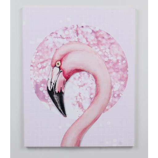 16.53 Inch H pink 3D canvas wall art