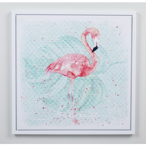 19.68 Inch H pink/green 3D canvas wall art