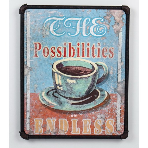 19.7 Inch H white/black canvas wall art