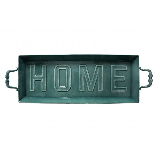 31 Inch L bule metal wall deco