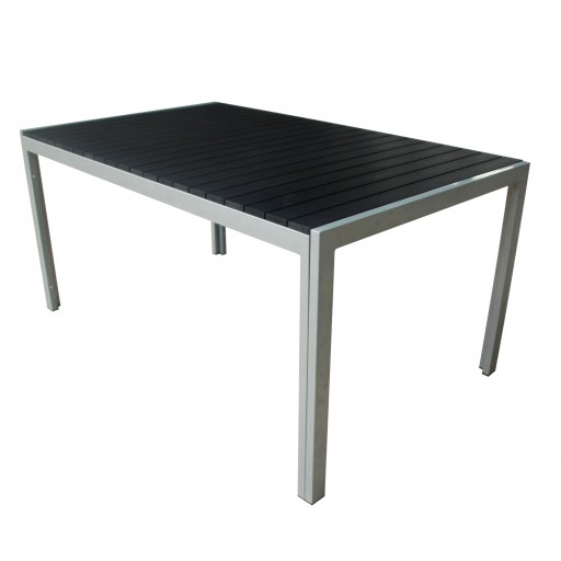 Black Faux Wood Table