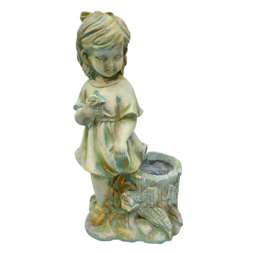 GIRL WITH FLOWER POT