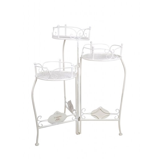 Broyes 3-Tiered Metal Plant Stand
