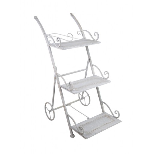 Orchies 3-Tiered Round Metal Plant Stand
