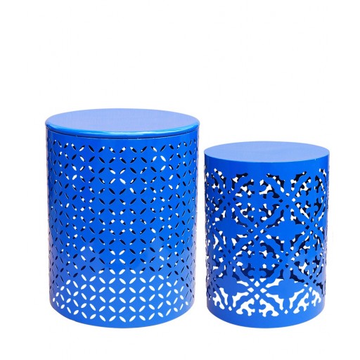 S/2 PLANT STAND ROYAL BLUE
