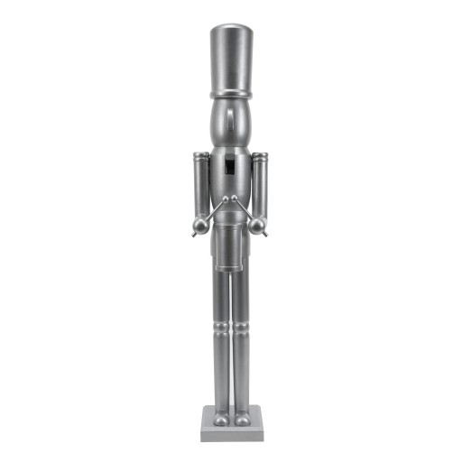36inch wooden  Silver Soldier drummer Nutcracker