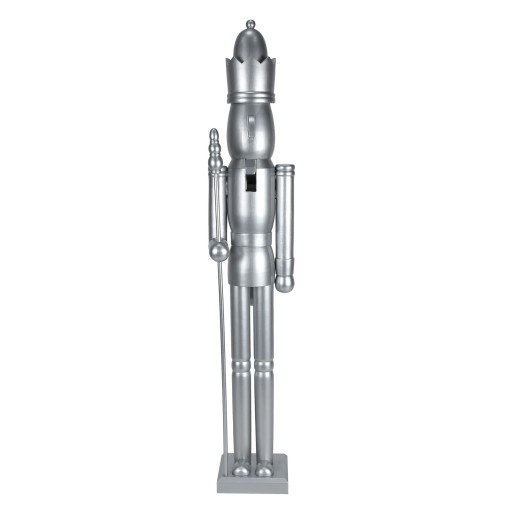 36inch wooden Silver King  Nutcracker