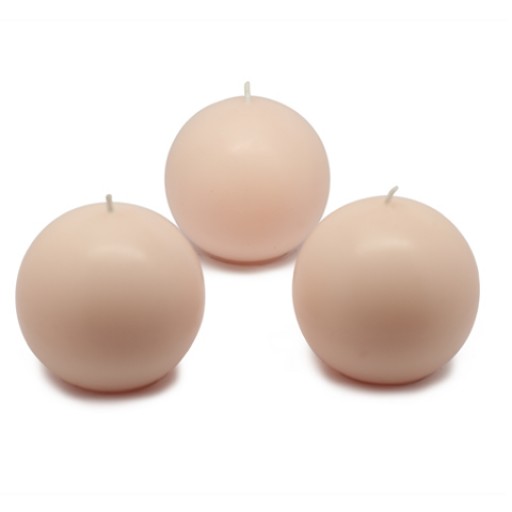 3 Inch Ball Candles (36pcs/Case) Bulk