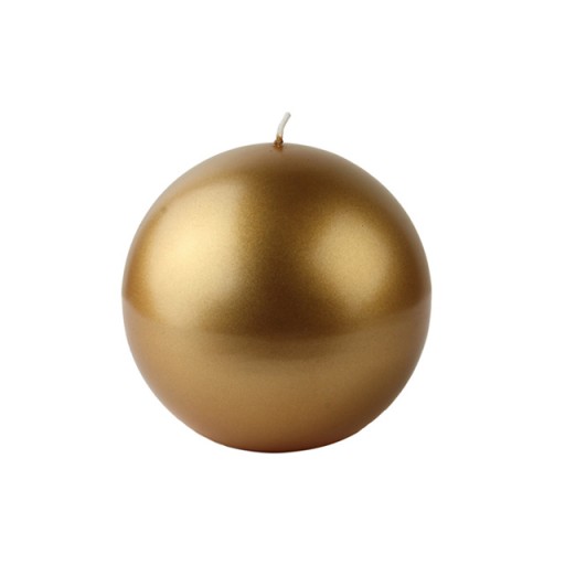 4 Inch Metallic Ball Candles (12pcs/Case) Bulk