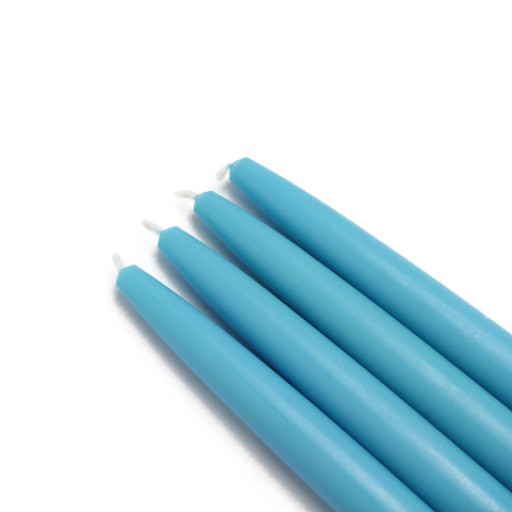6 Inch Turquoise Taper Candles (1 Dozen)
