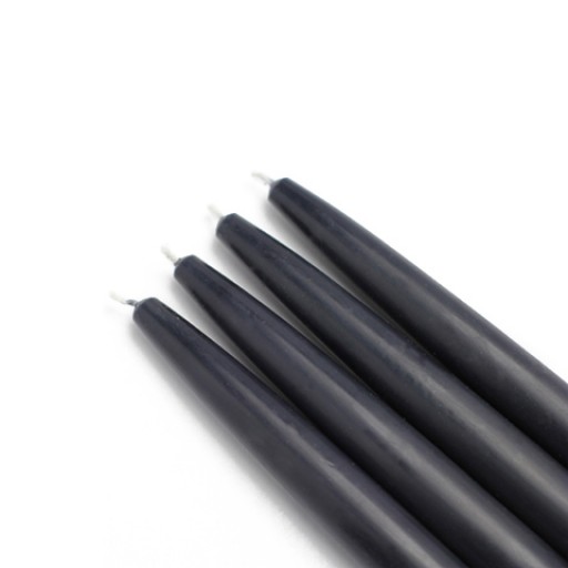6 Inch Black Taper Candles (144pcs/Case) Bulk