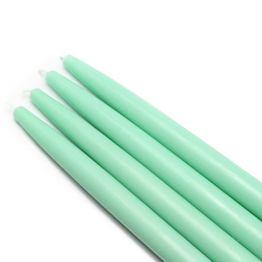 10 Inch Aqua Taper Candles (144pcs/Case) Bulk