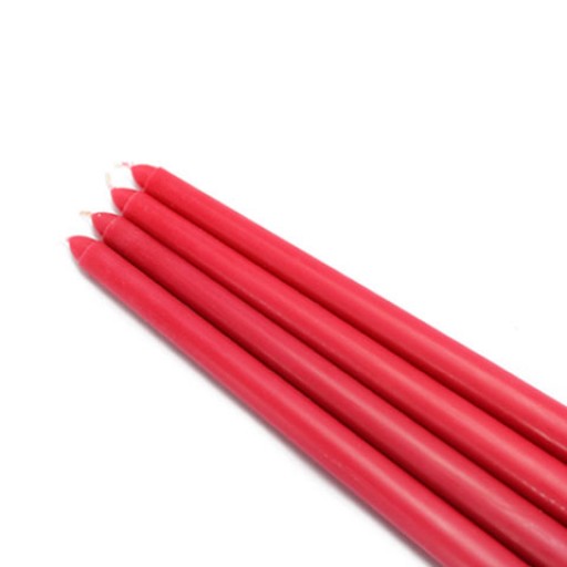 12 Inch Red Taper Candles (1 Dozen)
