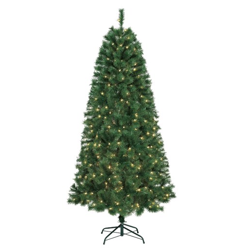 7ft. Prelit Christmas tree with Metal Stand