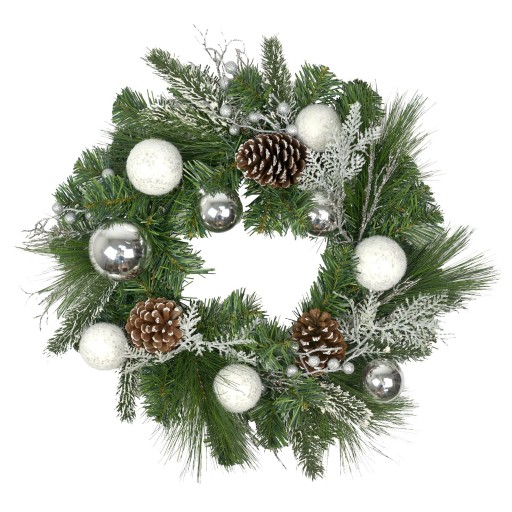 20 Inch Christmas Decorated Wreath