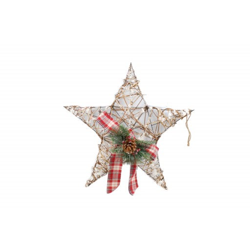 23 Inch LED Hanging Star Wall Decor