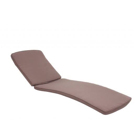 Brown Chaise Lounger Cushion (Set of 2)