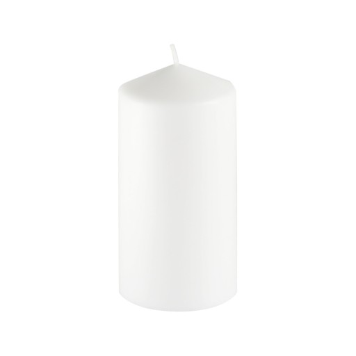 3Pack 3 Inchx 6 Inch White Pressed and Over-Dipped Pillar Candles
