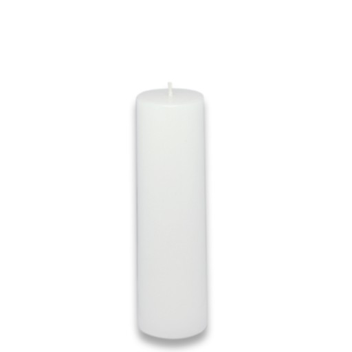 2 x 6 Inch White Pillar Candle