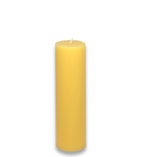 2 x 6 Inch Yellow Citronella Pillar Candle