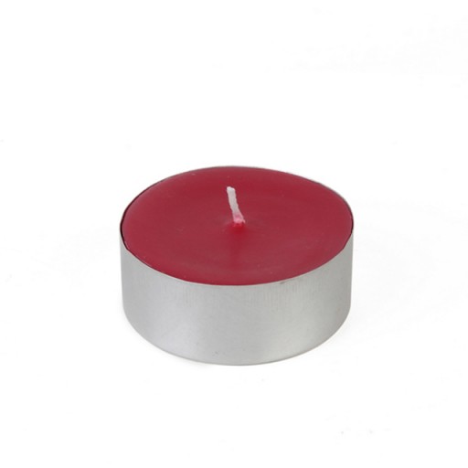 Mega Oversized Red Tealights (144pcs/Case) Bulk