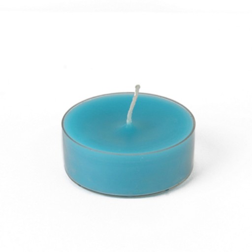 Mega Oversized Turquoise Tealights (144pcs/Case) Bulk
