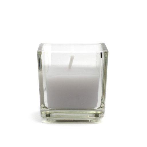 Lavender Square Glass Votive Candles (96pcs/Case) Bulk