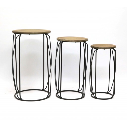 Tall Metal Frame Decor Stand