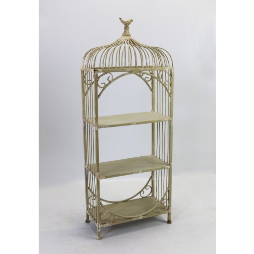 Timeworn Metal Shelves