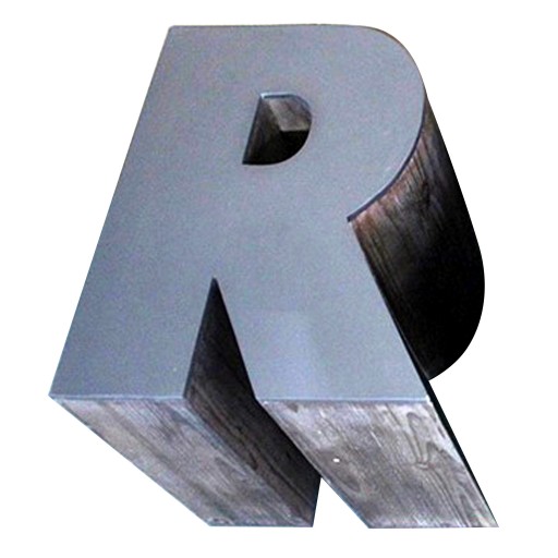 Letter-shaped Wooden Stool