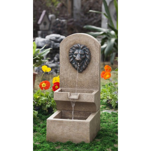 Lion Head Wall Tier Fountain
