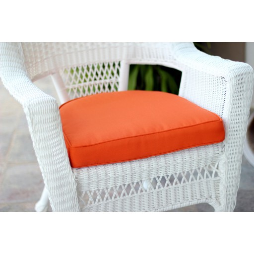 Orange Single Chair Cushion