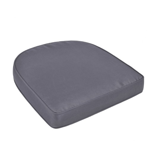 Dark Grey Single Chair Olefin Cushion