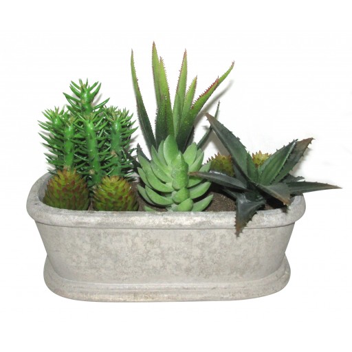 7.5 Inch Artifical Succulent Garden